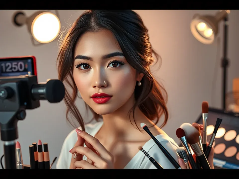 Changmakeup - chuyên trang điểm nổi tiếng với dụng cụ làm đẹp và thiết bị mạng xã hội trong phòng trang điểm chuyên nghiệp