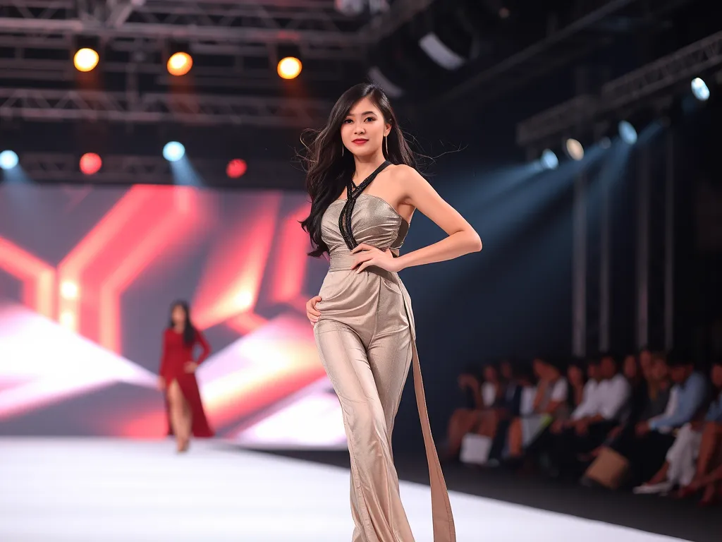 Châu Bùi - fashion influencer Việt đầu tiên chinh phục sàn diễn quốc tế tự tin trình diễn với phong cách thời trang đặc trưng