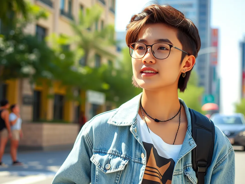 Misoa người mẫu trẻ mặc trang phục thời trang đường phố, phong cách trẻ trung năng động được giới trẻ Việt yêu thích